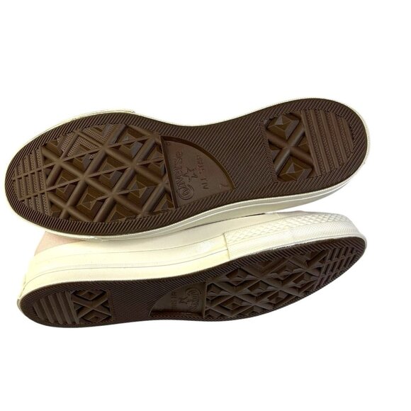 Converse Size 9 Chuck 70 High Embroidered Florals Blush Hush Pink Womens 9 NWOB - Picture 6 of 7